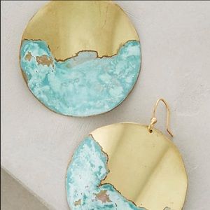 Anthropologie Sibilia Round Earrings